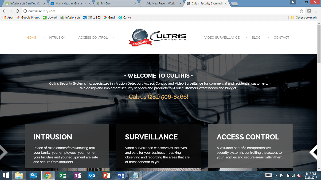 Screenshot-CultrisSecurity.com Cultris Security Systems
