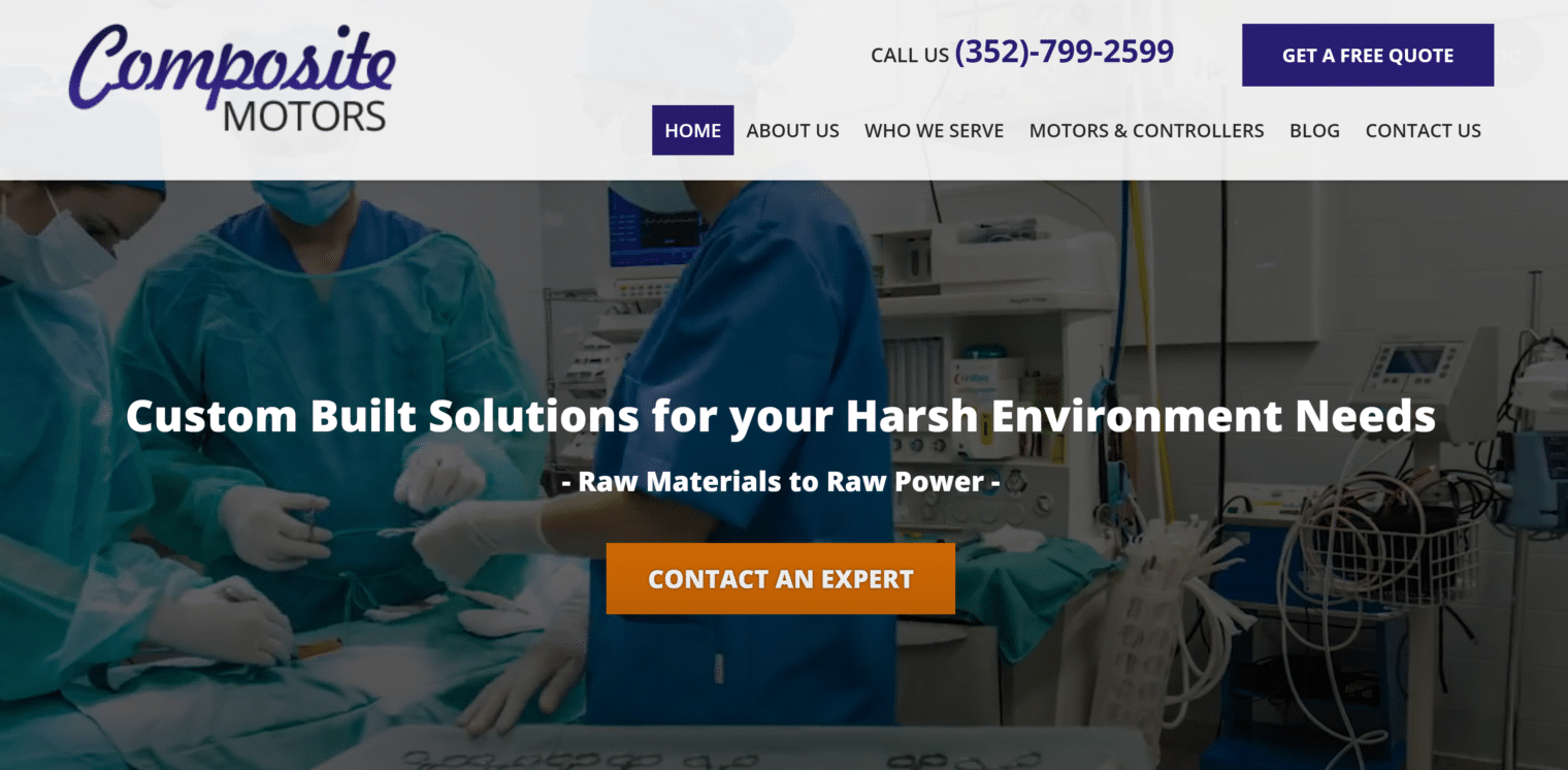 Screenshot-compositemotors.com composite motors