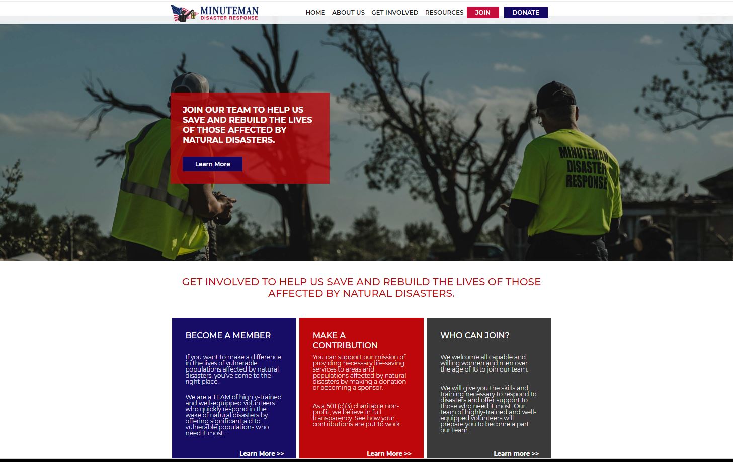 mdr How Minuteman Disaster Response Receives More Donations Due to Their New Website