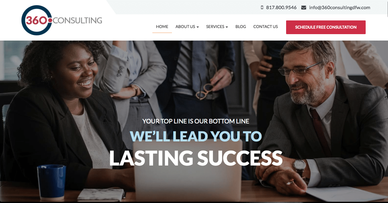 360 How 360 Consulting DFW is a Leading B2B Consulting Firm due to a Brand Update