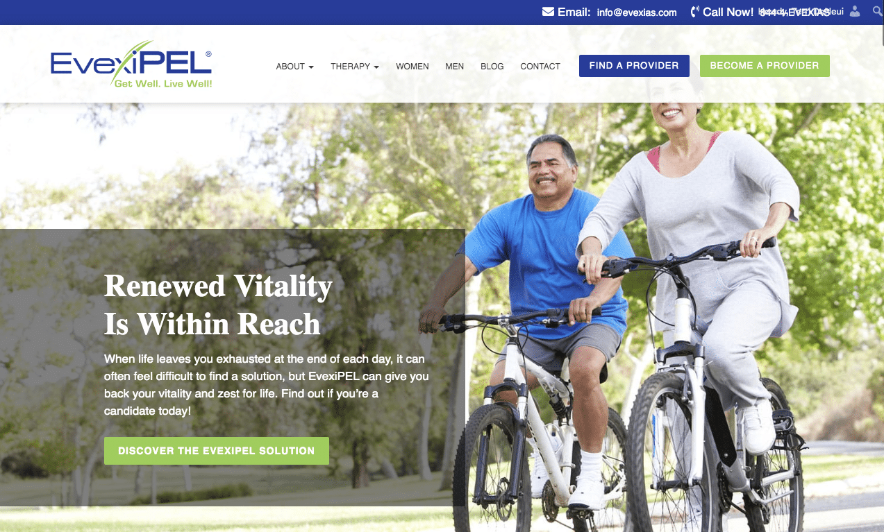 evexipel.com recent work How EvexiPEL is Conquering Two Markets with One Brand On a Single Website