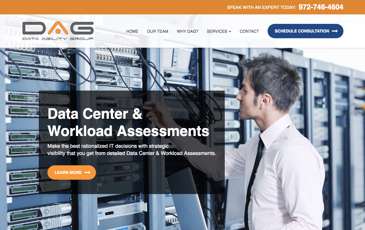 dataagilitygroup.com: recent work How Data Agility Group Honed in On Their Target Market with a Brand Update