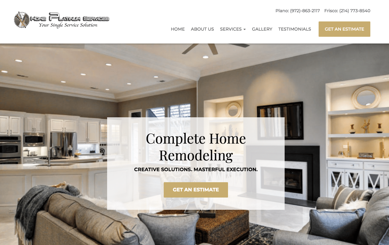 www.homeplatinumservices.com recent work How Home Platinum Services Attracted Their Ideal Clients Due to a Brand Update