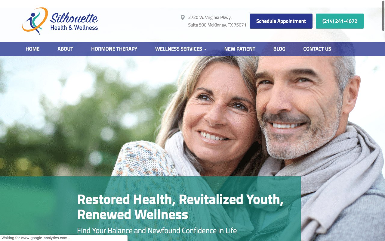 silhouette-health.com-Recent-Work Silhouette Health is Growing Their Patient List with an Update Website