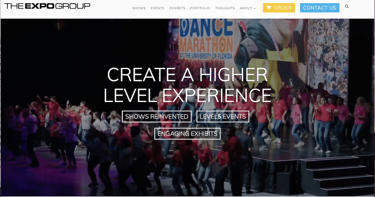 TEG Homepage Hero Image How The Expo Group Gained More Clients for its Events