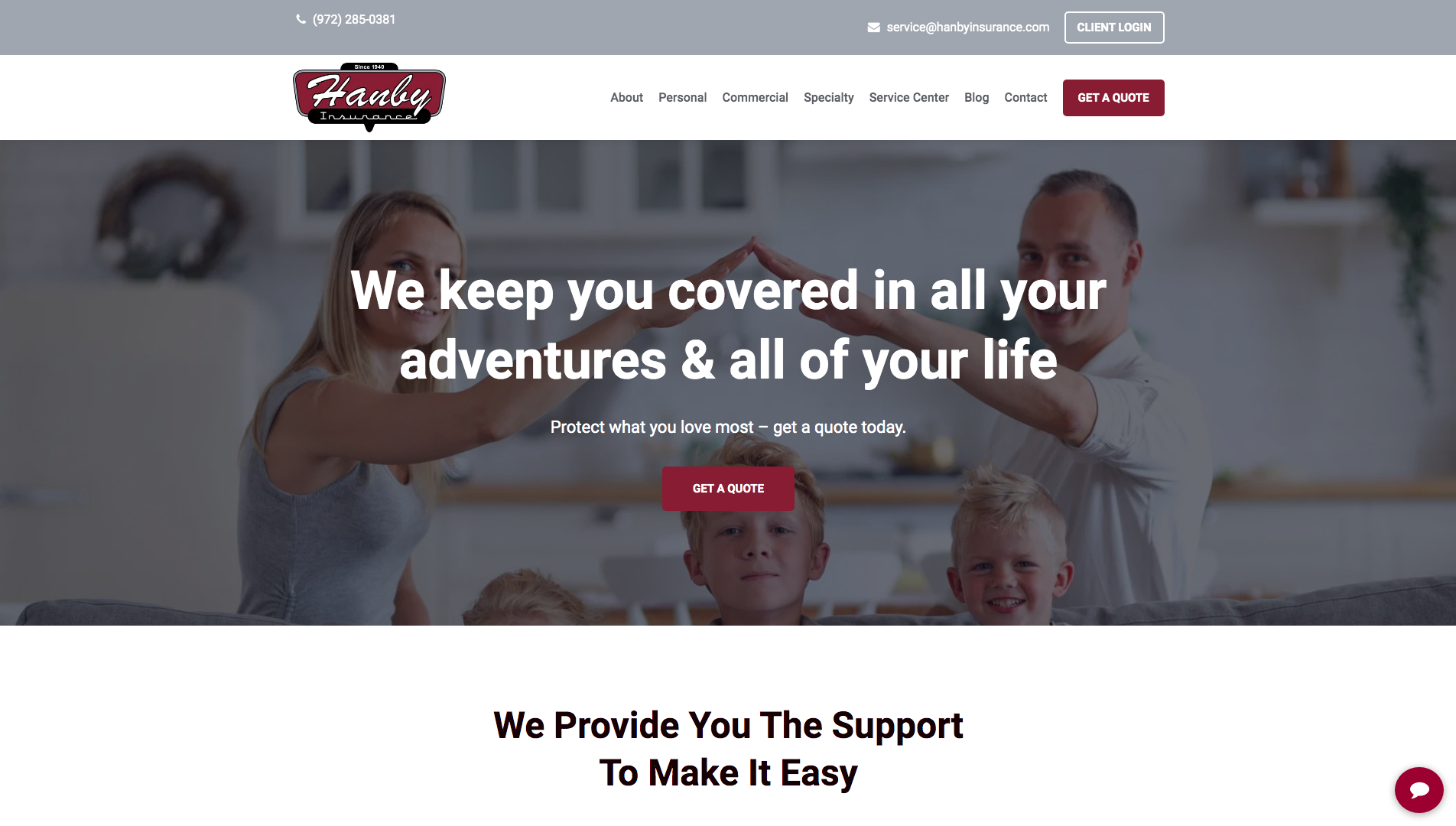 hanbyinsurance.com recent work How Hanby Insurance Gained Generational Success with a New Website