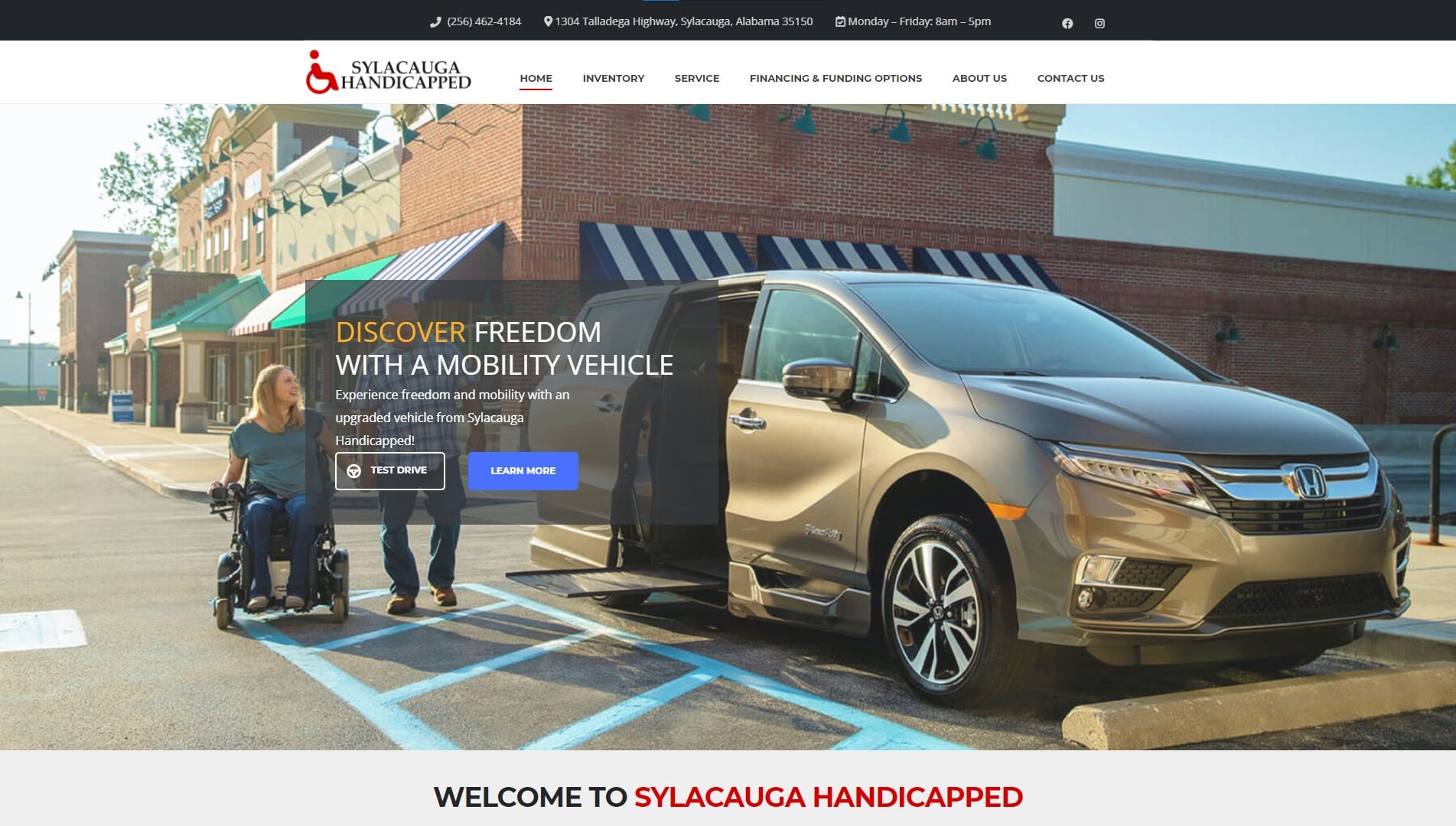 sylacaugahandicap.com recent works How Sylacauga Handicaped is Bringing in New Customers with their New Website