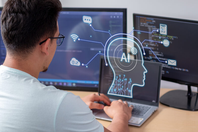 content creator using artificial intelligence to enhance work