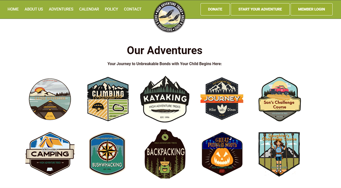 HATS recent work - our client High Adventure Treks