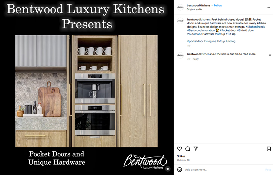 Bentwood Social Videos OUR RECENT WORK – BENTWOOD LUXURY KITCHENS